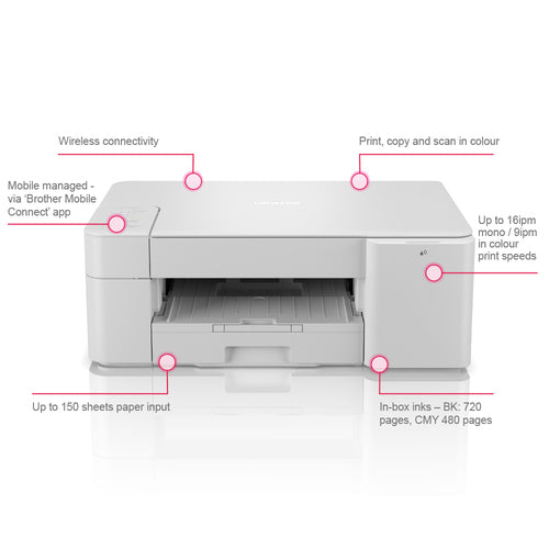 Brother DCP-J1200W multifunction printer Inkjet A4 1200 x 6000 DPI Wi-Fi Brother DCP-J1200W multifunction printer Inkjet A4 1200 x 6000 DPI Wi-Fi